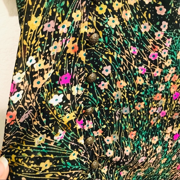 Anthropologie Akemi + Kin Valencia Floral Dress S - Picture 7 of 13